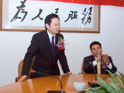 楊峰主席對(duì)汕尾項(xiàng)目開發(fā)成功信心十足